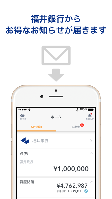 マネーフォワード for 福井銀行 screenshot1