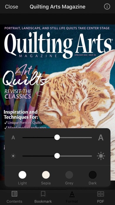 Quilting Arts Magazine Screenshot