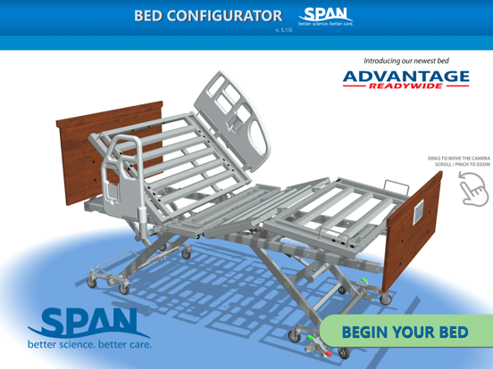 Screenshot #4 pour Span Medical Bed Configurator