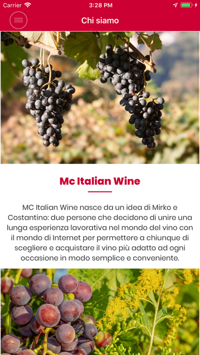 Mc Italian Wine Screenshot