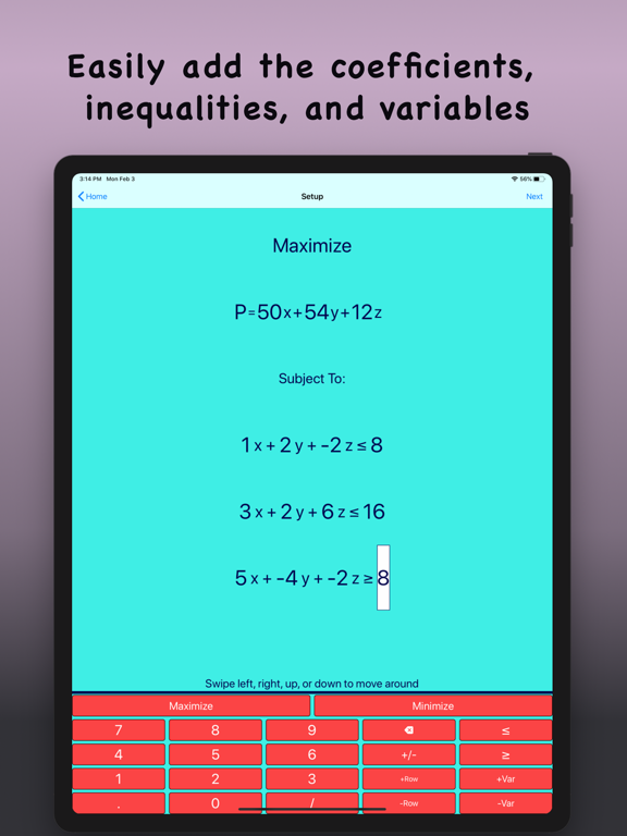 Screenshot #4 pour Simplex Method