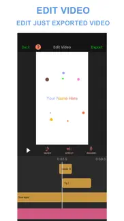 intro video editor iphone screenshot 4