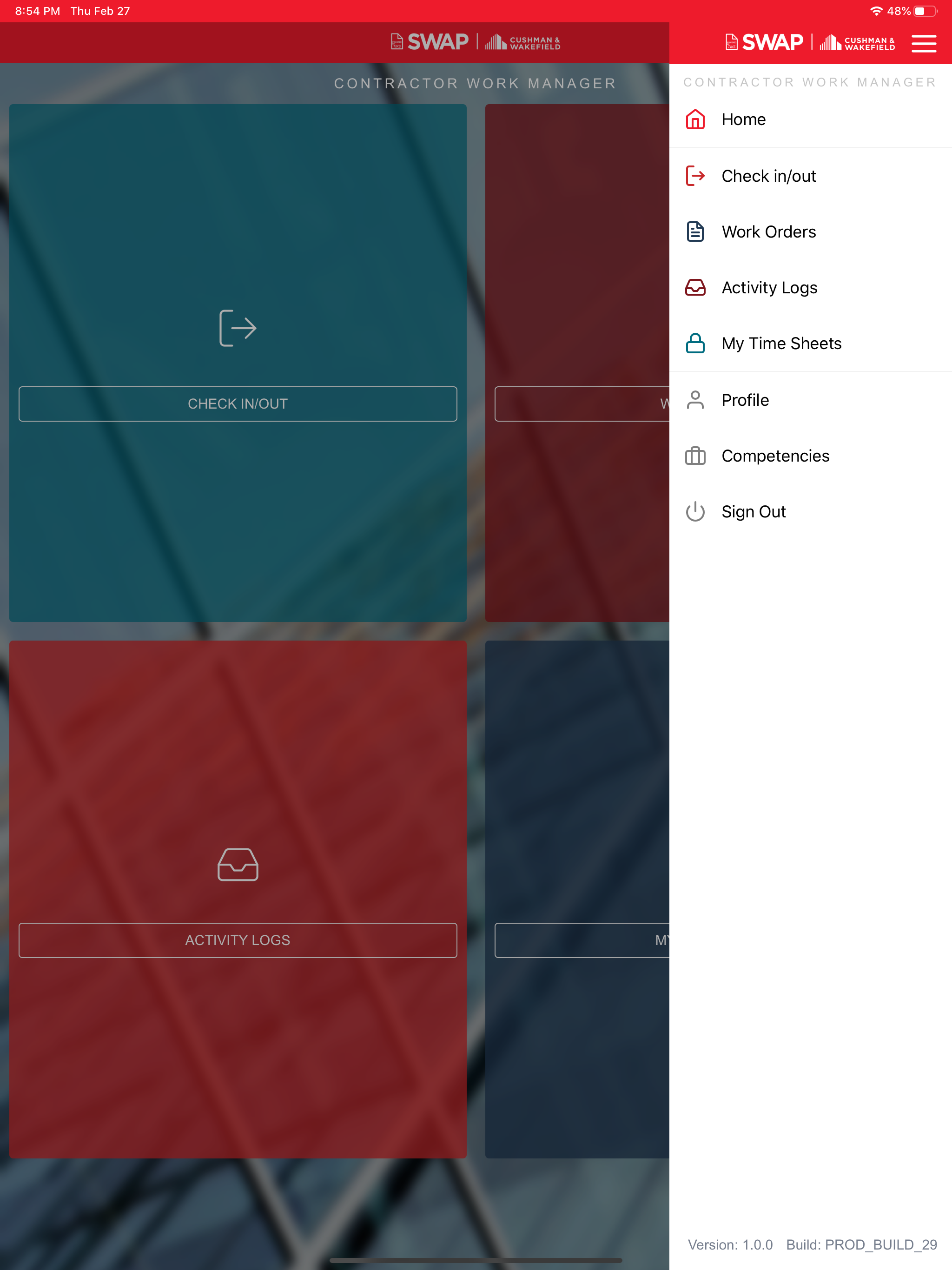 Cushman & Wakefield SWAP screenshot 4