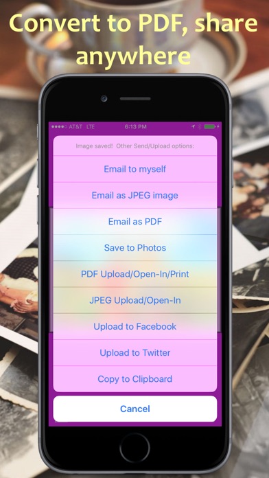 Screenshot #3 pour PhotoScan PDF Pro Scanner