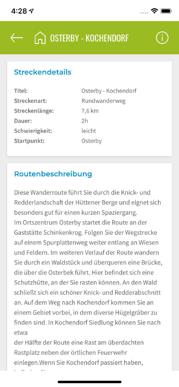 Naturpark - Hüttener Berge