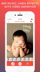 Baby Story Photo Video Maker screenshot