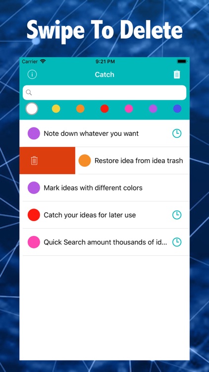 Catch Ideas - Record Quickly