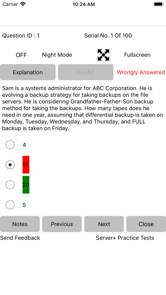 #8. Exam Sim For Server+ SK0-005 (iOS) 由: Anand Software and Training Pvt Lyd