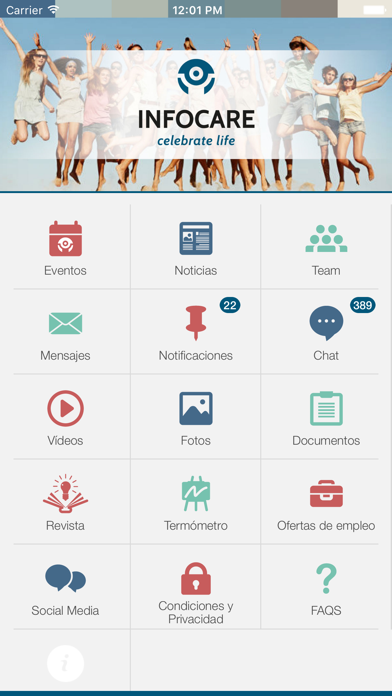 Infocare Celebrate life screenshot 2