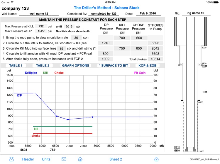 Driller's Method Worksheets screenshot-5