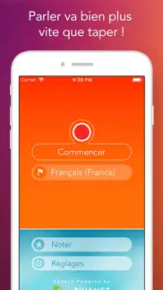 reconnaisseur de parole iPhone Captures Décran 1