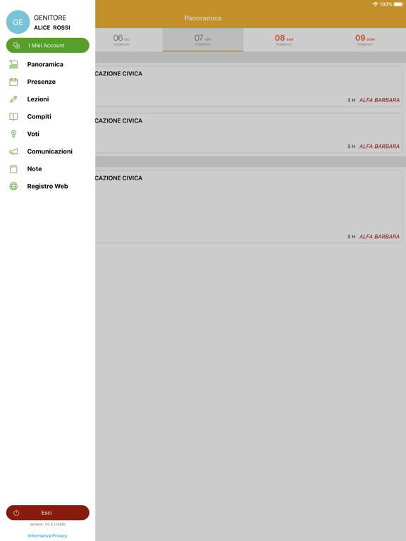 il Registro Elettronico iPad screenshot 3 - Education app