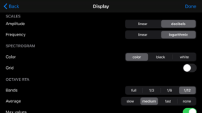 Audio Analyzer screenshot