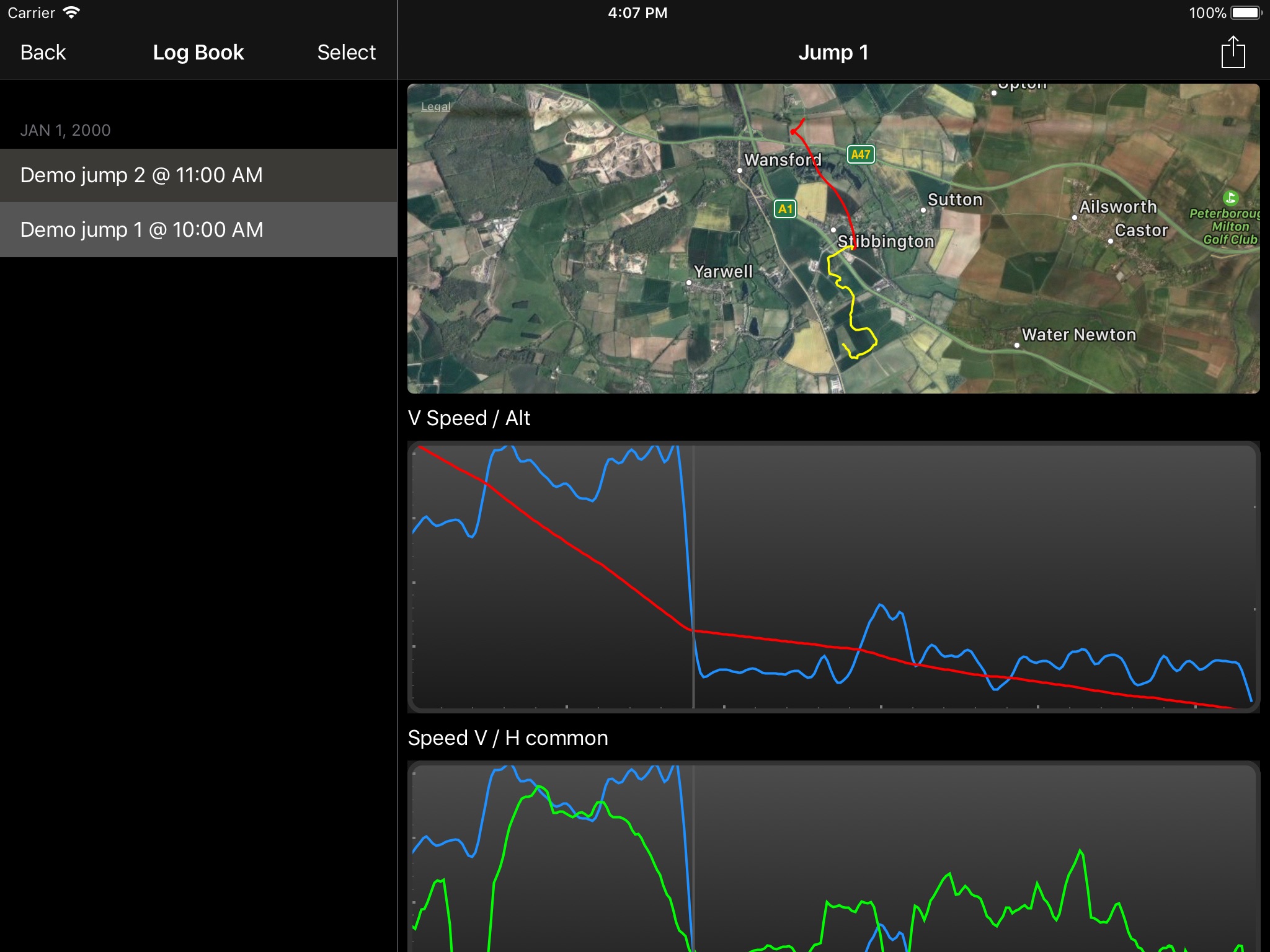 Skydive Logger screenshot 3