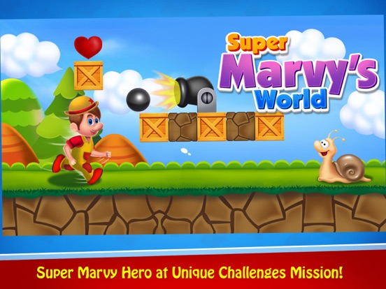 Screenshot #4 pour Super Marvy's World Jump & Run
