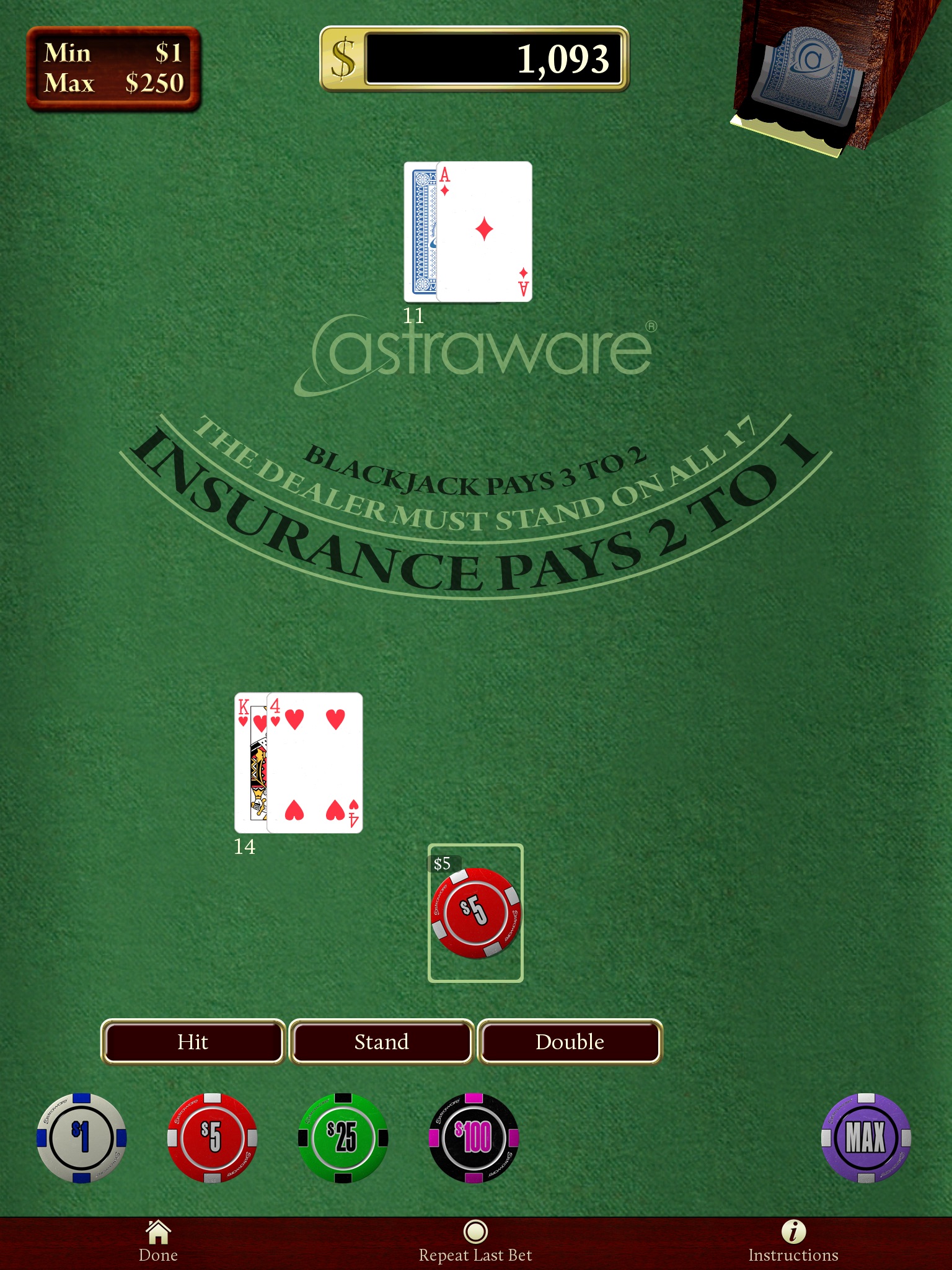 Astraware Casino screenshot 4