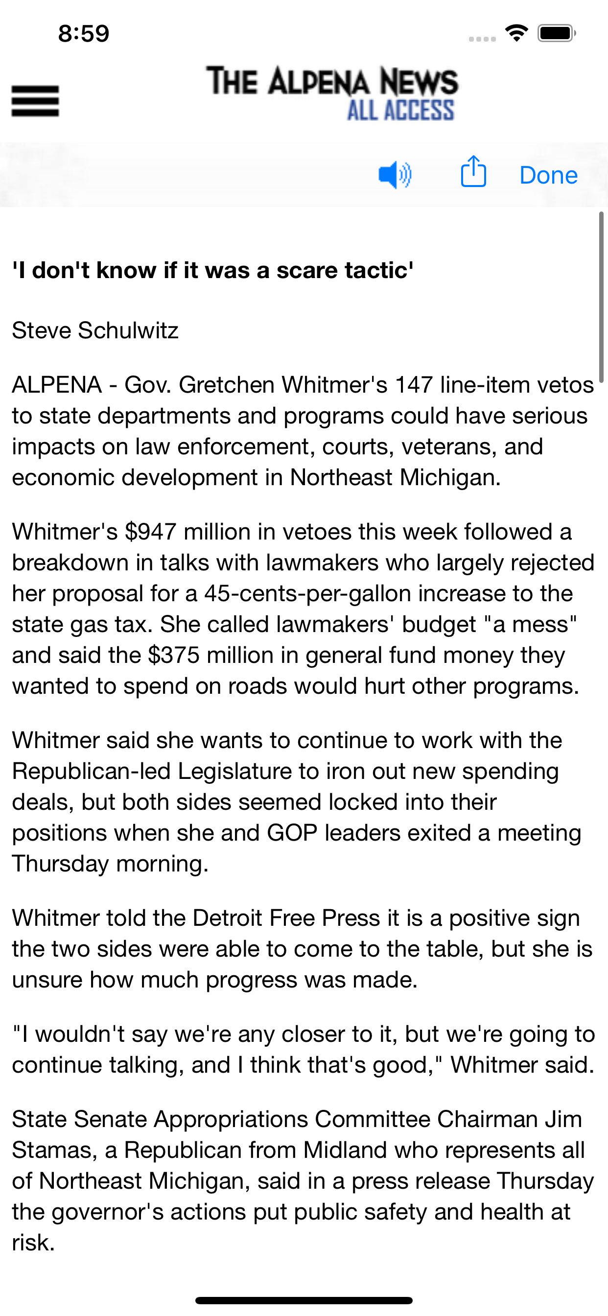 The Alpena News All Access