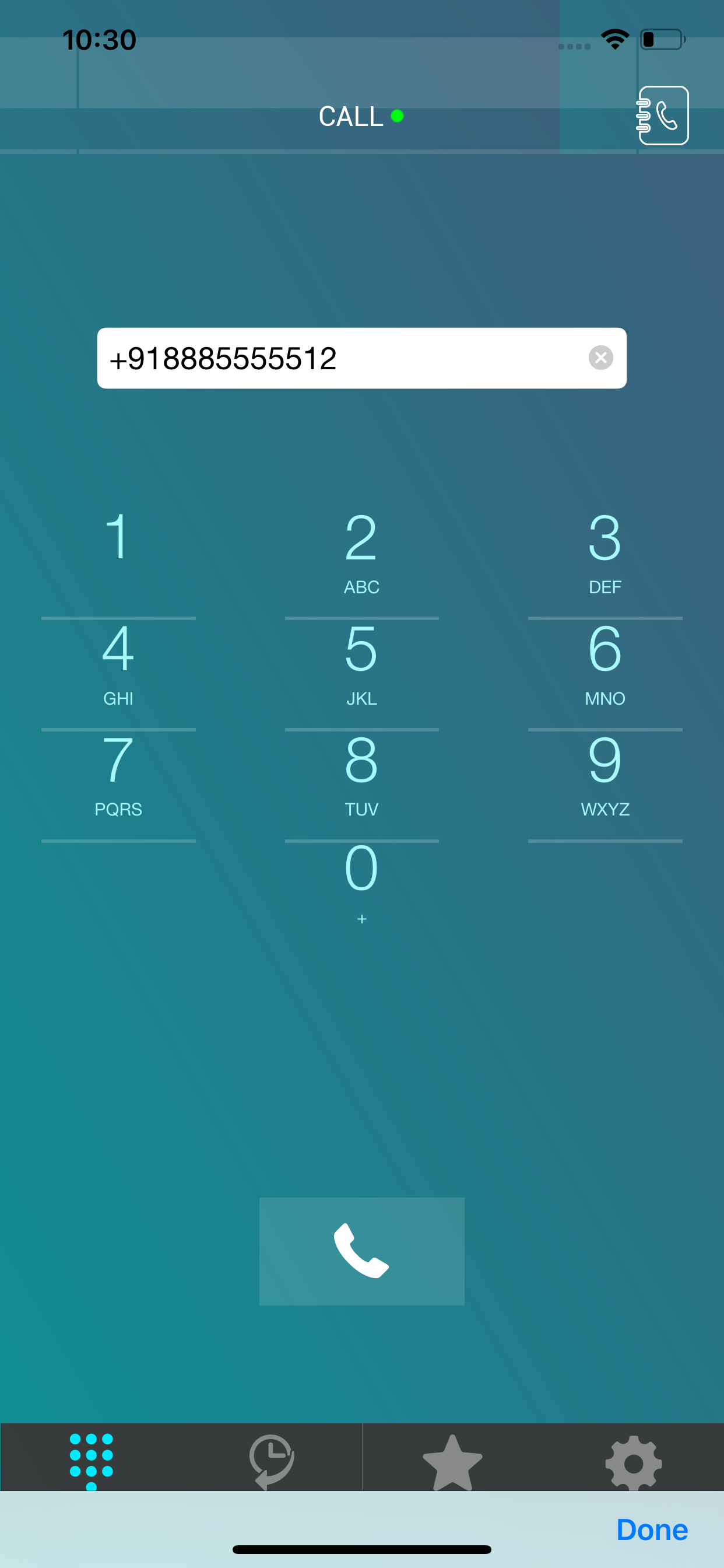 Five Card Dialer