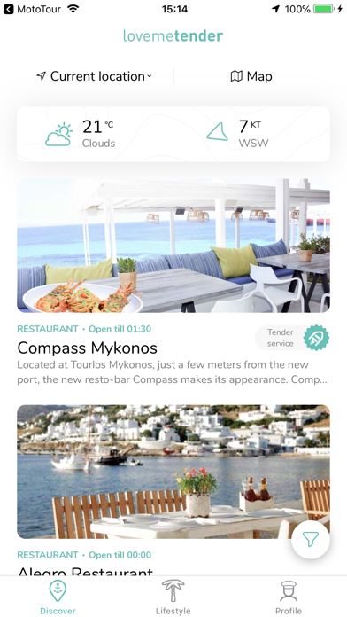 Screenshot #1 pour Lovemetender: Yachts & Travel