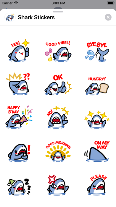Screenshot #3 pour Shark Doo Doo: Sticker App