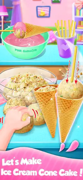 Game screenshot Ice Cream Cone Cake Maker apk