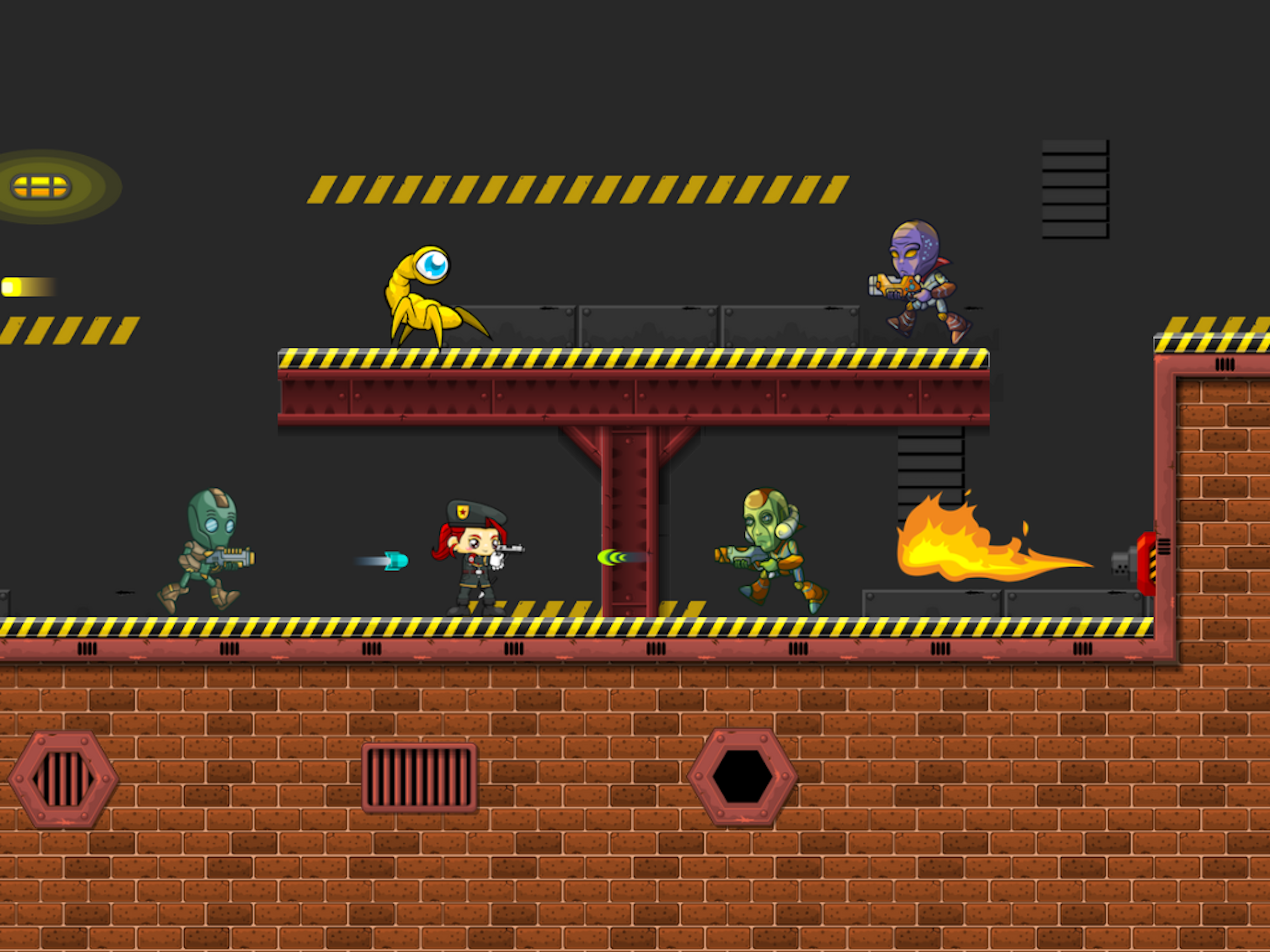 Aliens 2D: Run & Gun