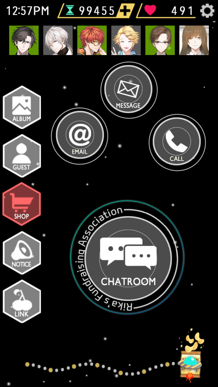 Mystic Messenger Hack screenshot 2 - iOS game interface