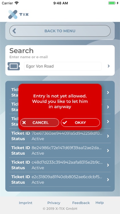 X-TIX Ticket Scanner screenshot-4