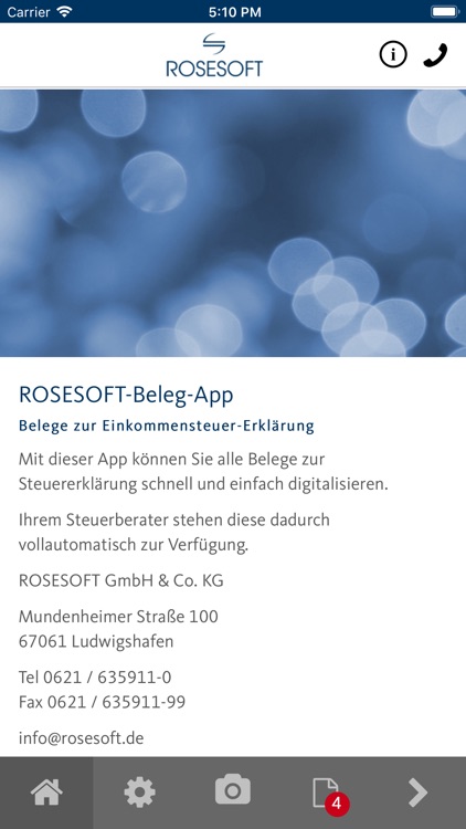 ROSESOFT Beleg-App