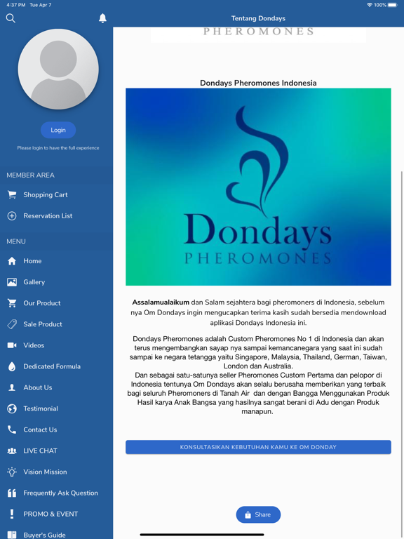 Screenshot #6 pour DONDAYS PHEROMONE INDONESIA