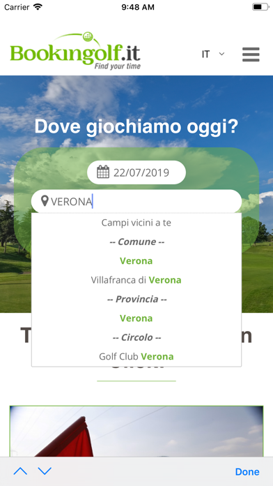 Screenshot #2 pour Bookingolf.it