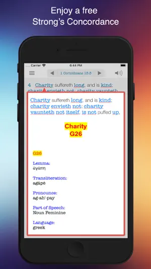 Bible KJV Strong's Concordance screenshot 3