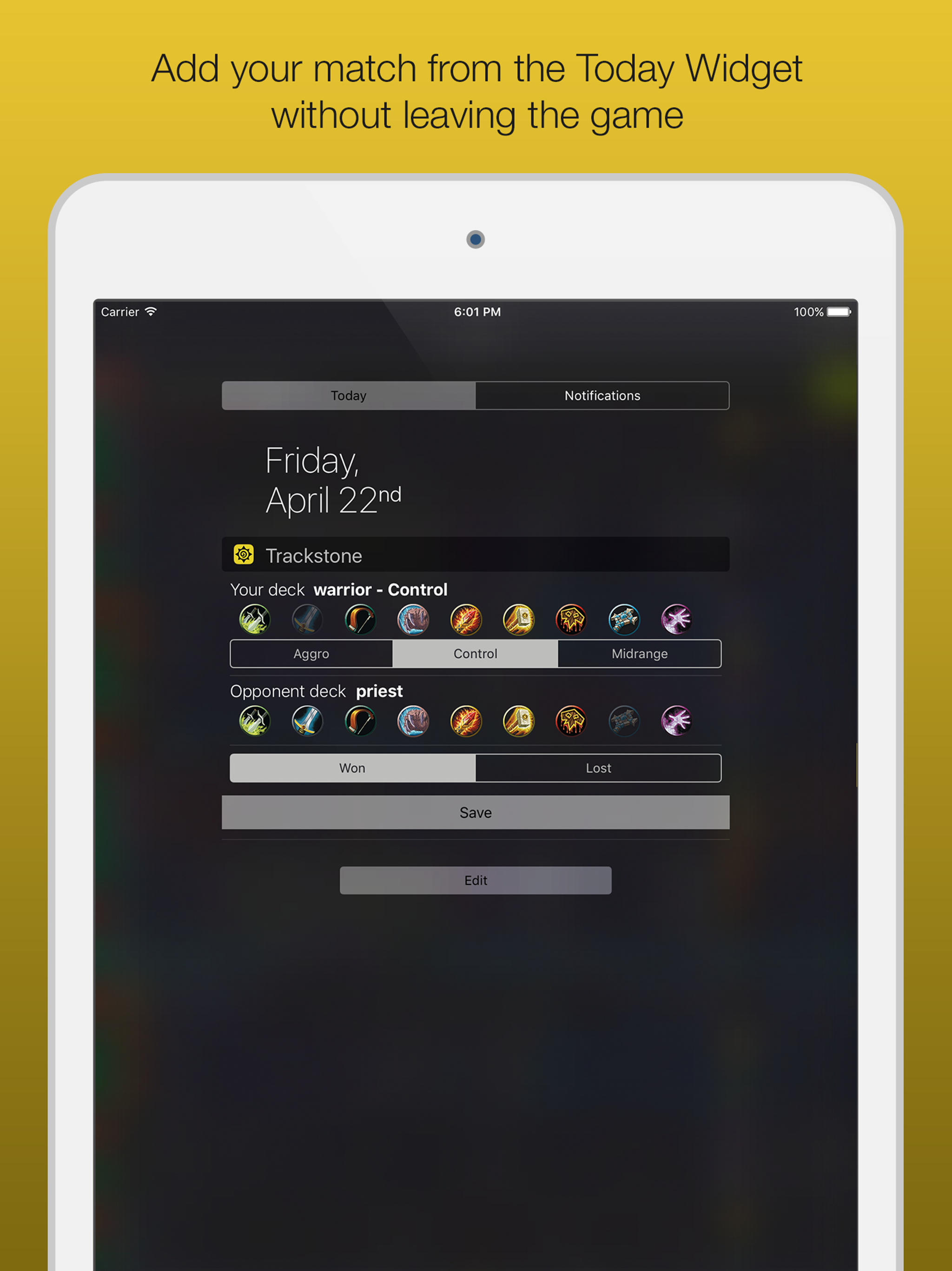 Trackstone - Deck tracker