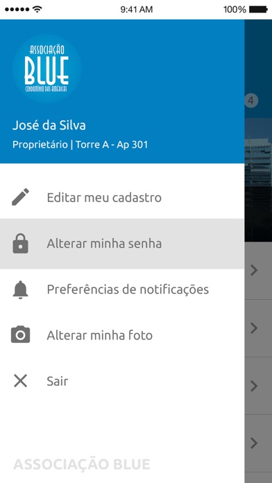 Associação Blue Screenshot