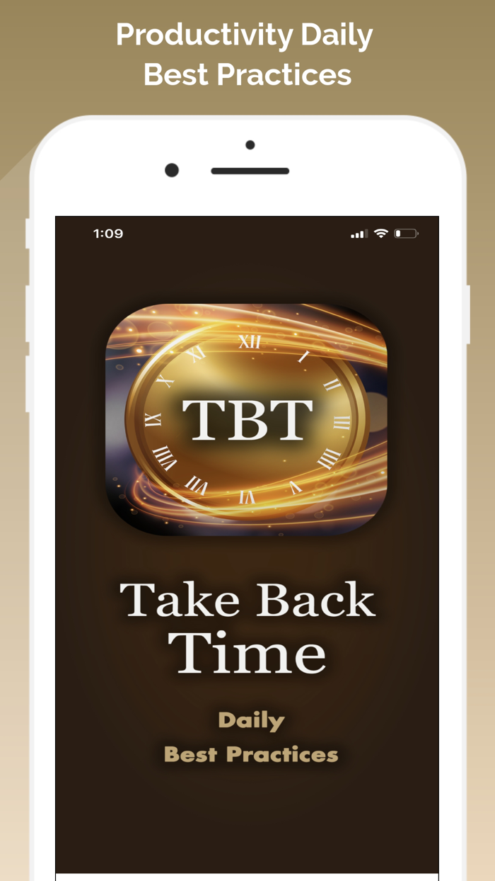 Take Back Time Best Practices