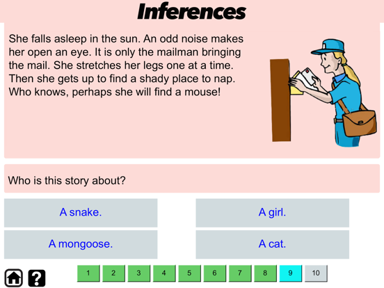 3rd Grade Comprehension Skills iPad screenshot 4 - Book app