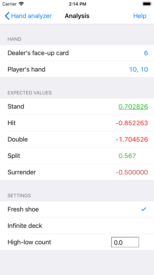 #5. Blackjack Shark (iOS) 由: Tom Kerrigan