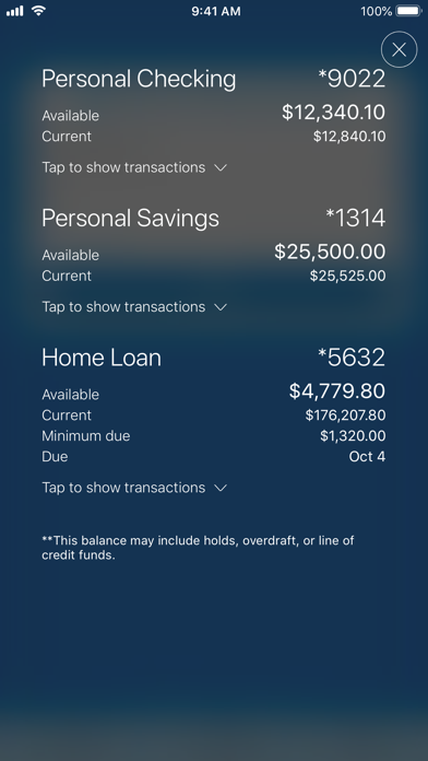 Citizens National Bank Screenshot