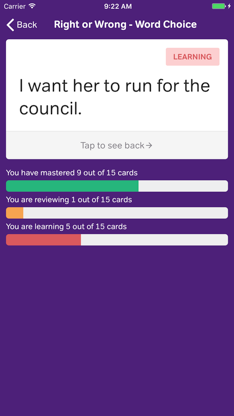 English Grammar Flashcards screenshot 2