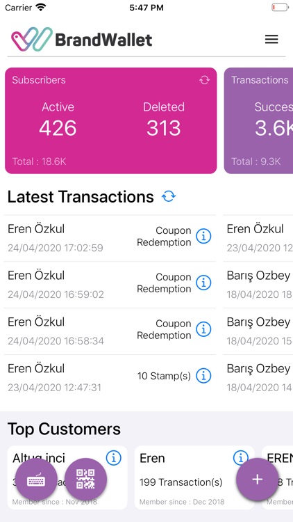 BrandWallet Merchant