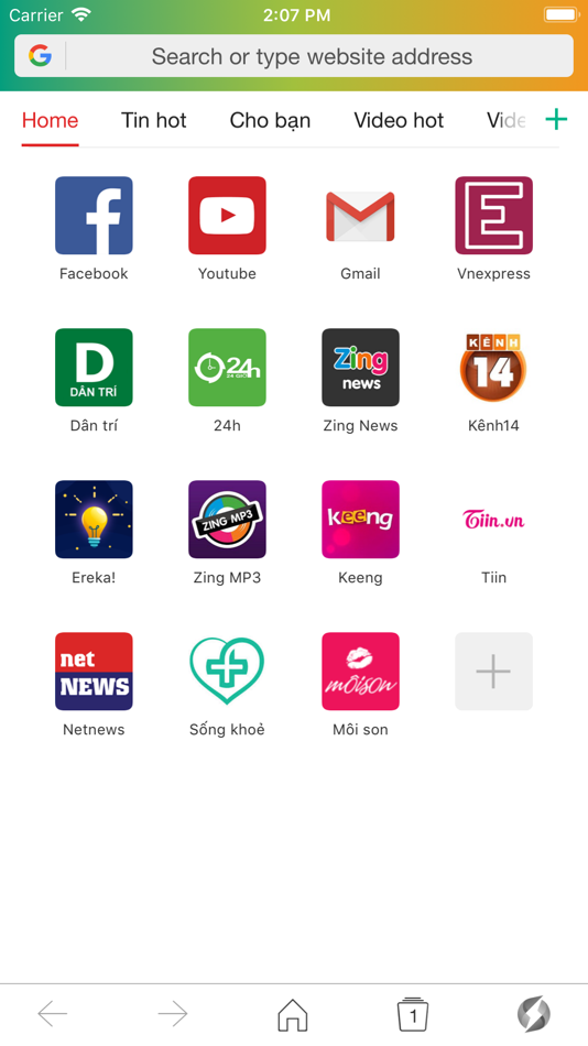 #1. SFive Browser (iOS) 作者: Viettel Telecom