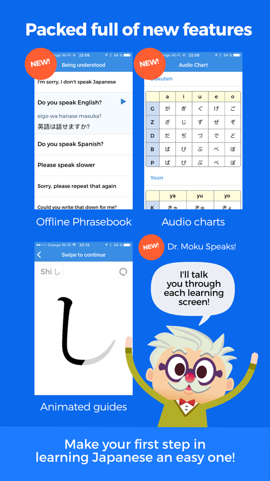 #5. Dr. Moku's Hiragana Mnemonics (iOS) 由: Byrne Bob