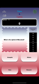 Brainy Skills States Capitals screenshot 3