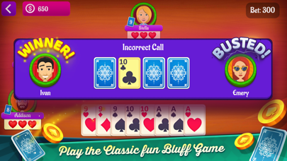 Bluff: Fun Family Card Game Screenshot