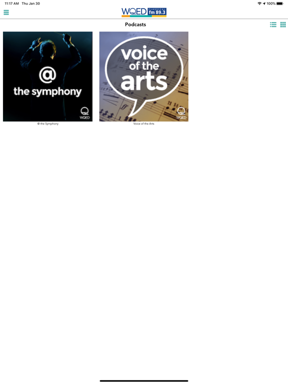 WQED-FM iPad screenshot 3 - Music app