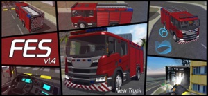 Fire Engine Simulator screenshot #1 for iPhone
