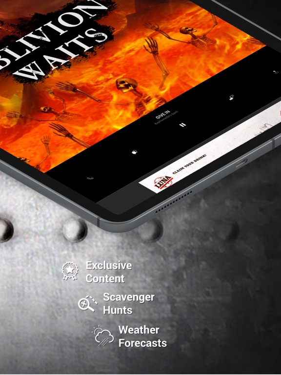 97 Rock - Tri-Cities (KXRX) iPad screenshot 3 - Music app