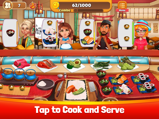 Super Cooking World iPad screenshot 2 - Games app