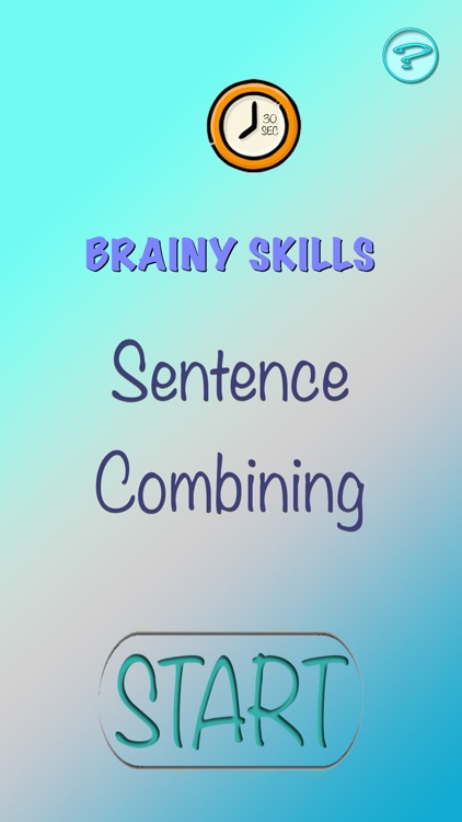 Brainy Skills Sentence Combine