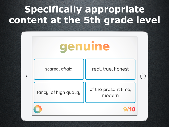 5th Grade Vocabulary Challenge